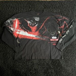 Civilregime Star Wars Kylo Ren Black & Red Graphic Long Sleeve